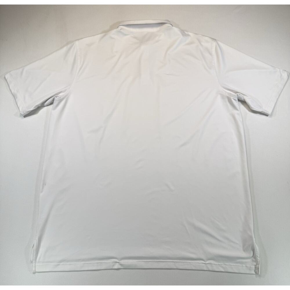 Peter Millar Summer Comfort Polo XXL White Performance Golf Shirt - Picture 3 of 10